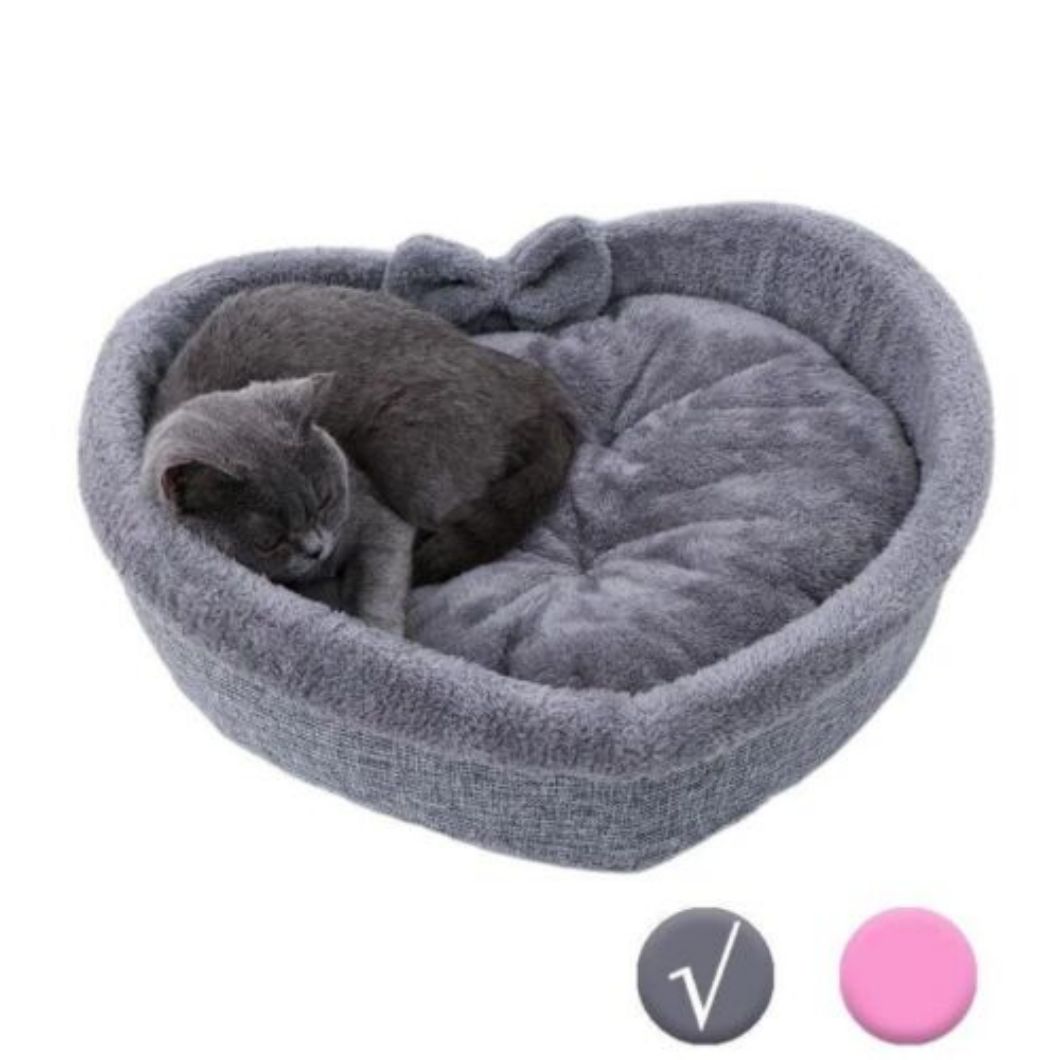 福建冬季保暖心形猫窝猫床深度睡眠宠物窝