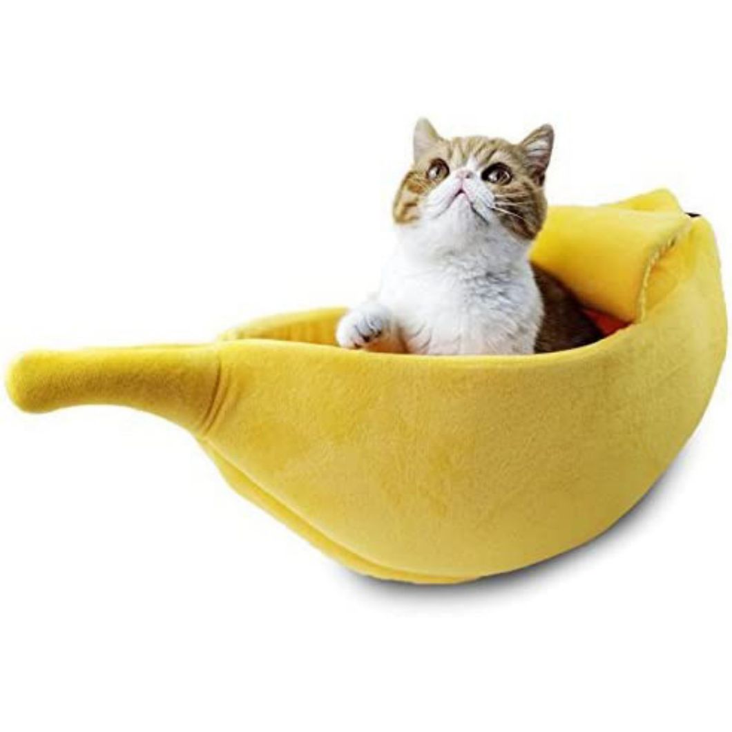福建厂家直销香蕉猫窝香蕉造型猫窝冬天保暖宠物窝香蕉宠物狗窝